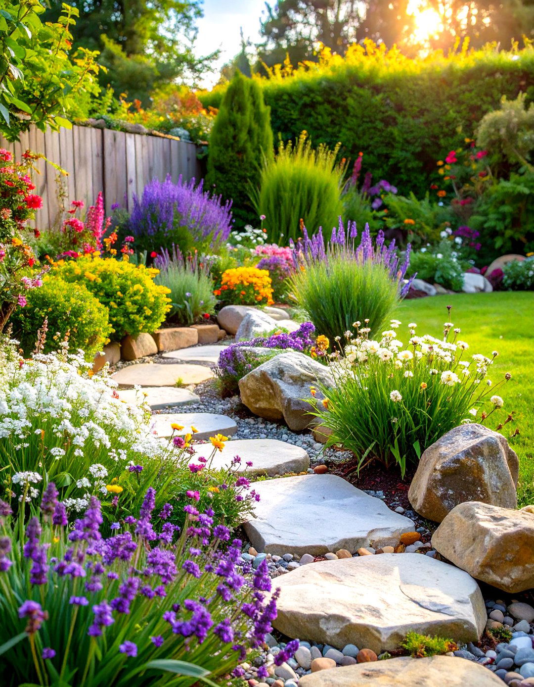 Cottage Style Rock Garden Charm - 20 Rock Garden Ideas