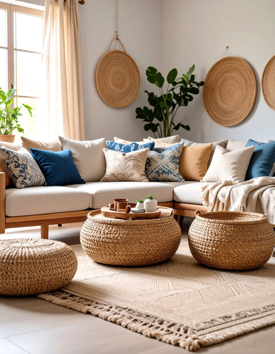 Cottage Wicker Basket Storage Solutions - 20 Cottage Decorating Ideas