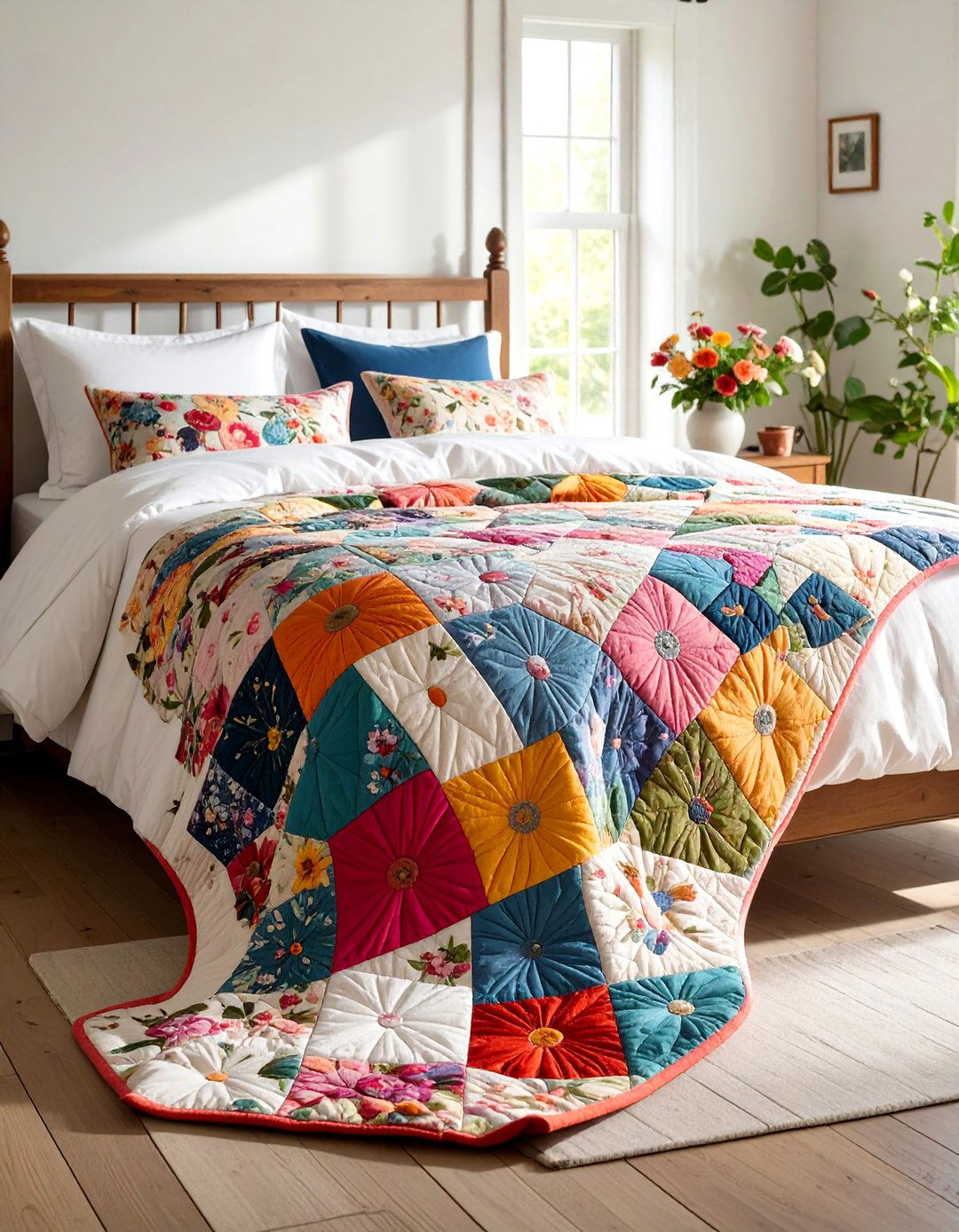 Cottagecore Bedroom Handmade Quilt Display - 20 Cottagecore Bedroom Ideas
