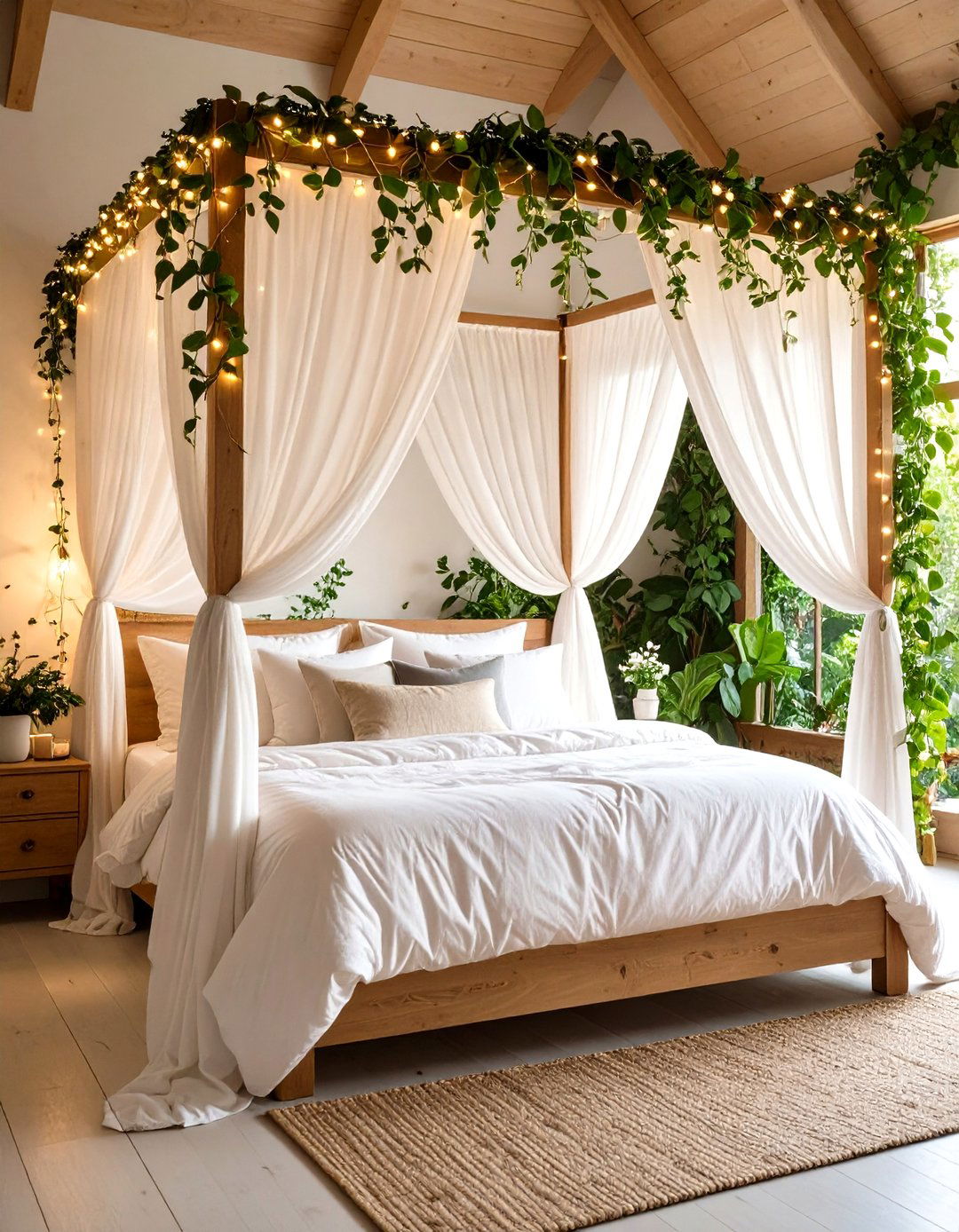Cottagecore Bedroom Romantic Canopy Bed Design - 20 Cottagecore Bedroom Ideas