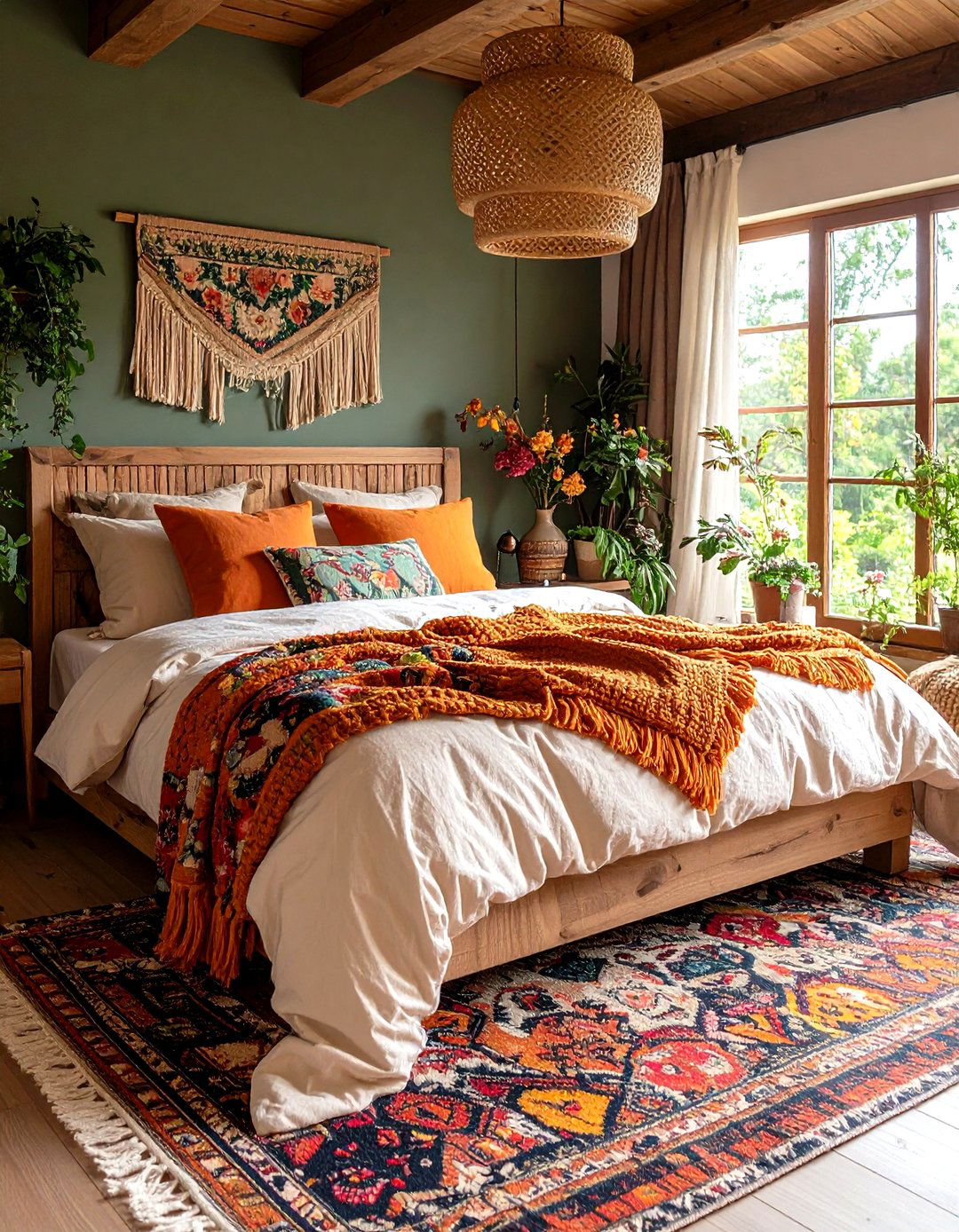 Cottagecore Floral Bedding Softens Boho Cottage Style Bedrooms - 20 Boho Cottage Style Decor Ideas