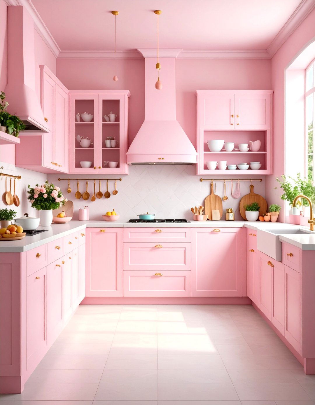 Cotton Candy Pink Kitchen Whimsical Wonder - 20 Pink Kitchen Ideas
