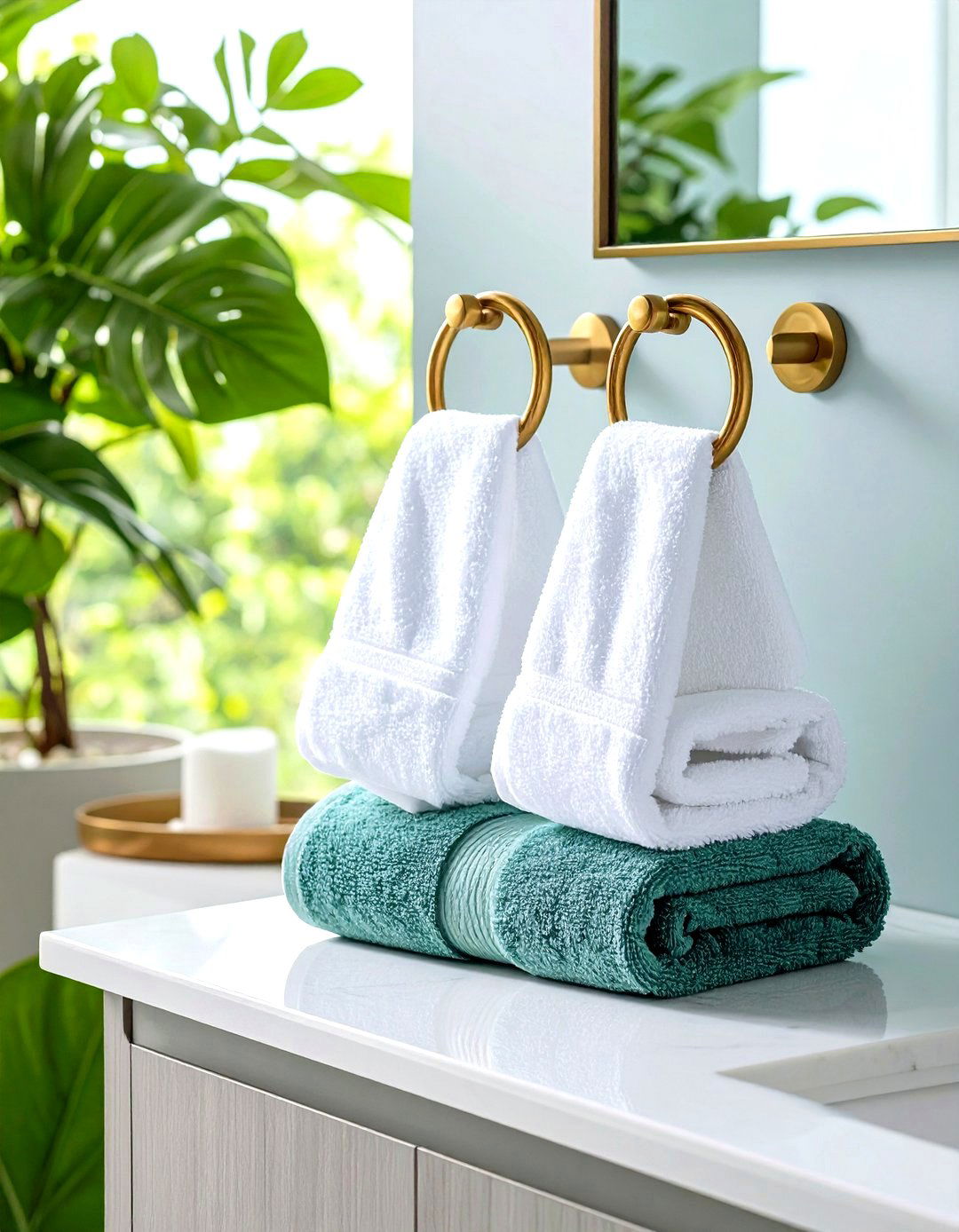 Countertop Ring Holders - 20 Towel Display Ideas