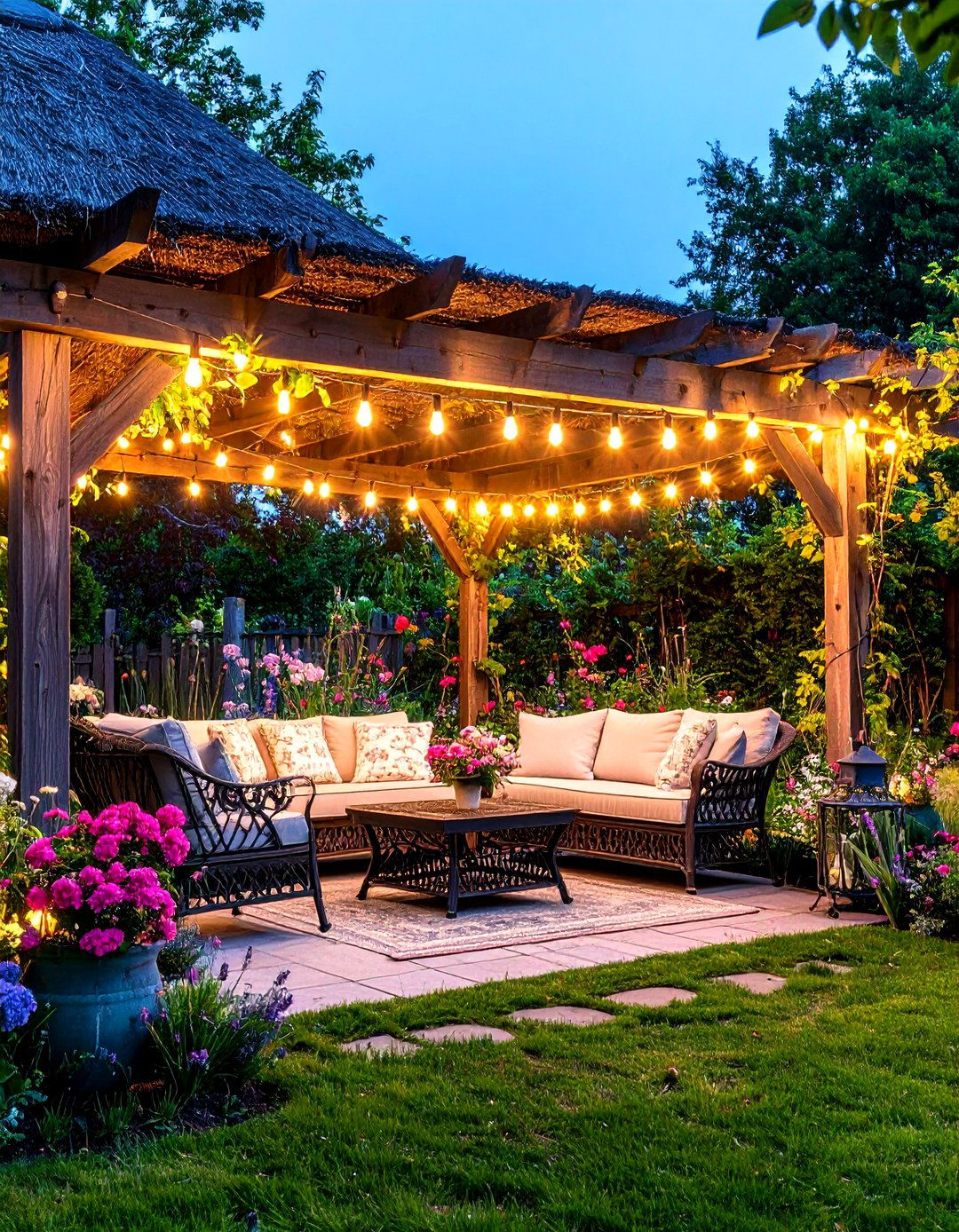 Country Cottage Outdoor Living Room - 20 Outdoor Living Room Ideas