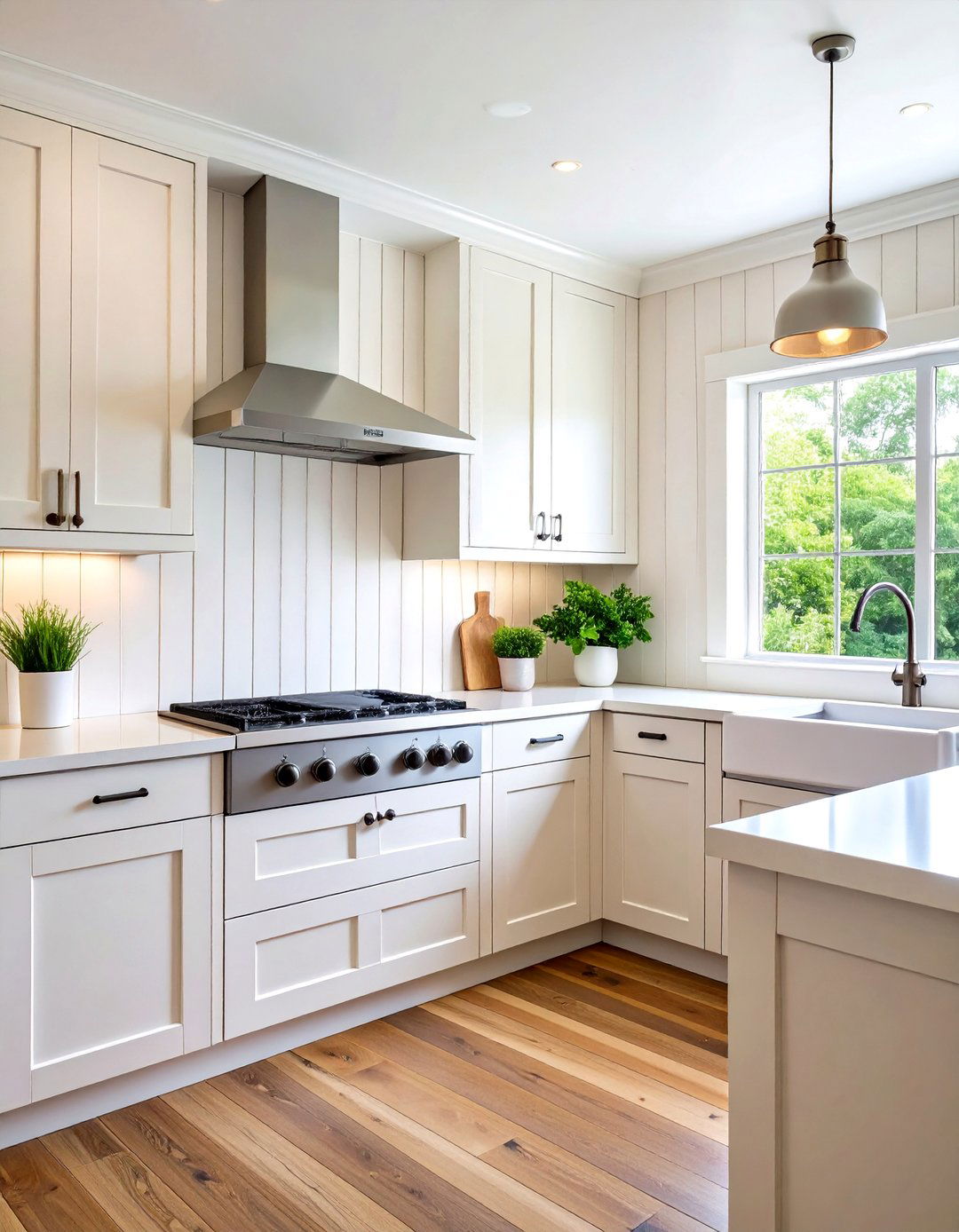 Country Kitchen Beadboard Backsplash - 20 Country Kitchen Ideas