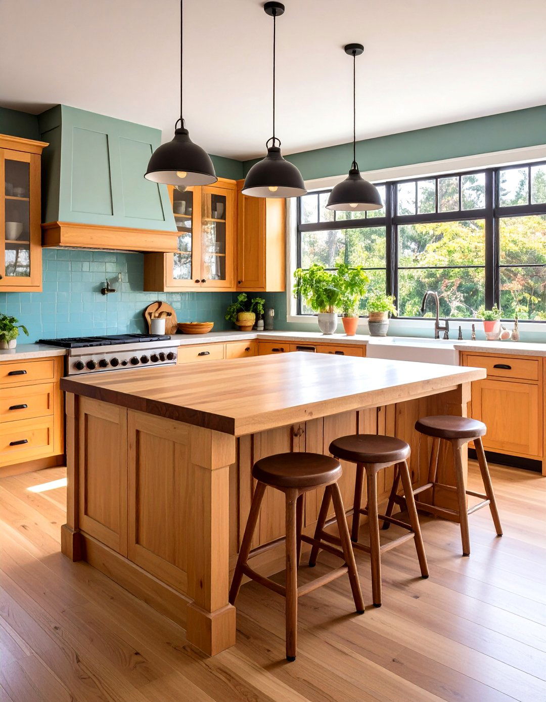 Country Kitchen Butcher Block Island - 20 Country Kitchen Ideas