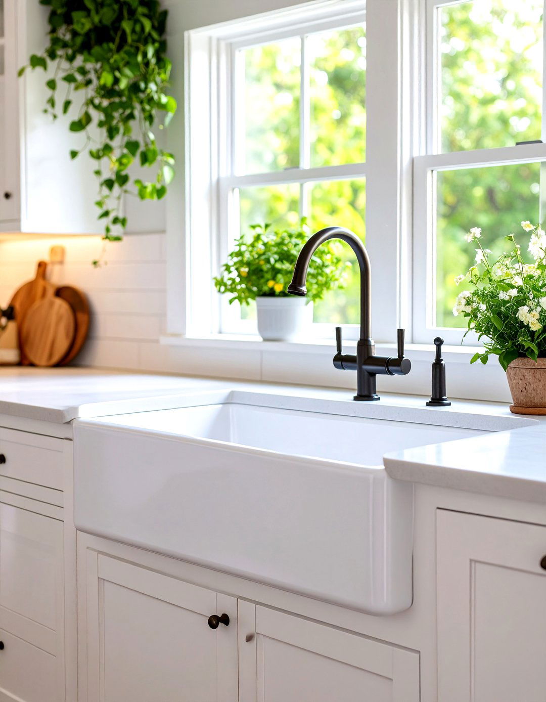 Country Kitchen Farmhouse Apron Front Sink - 20 Country Kitchen Ideas