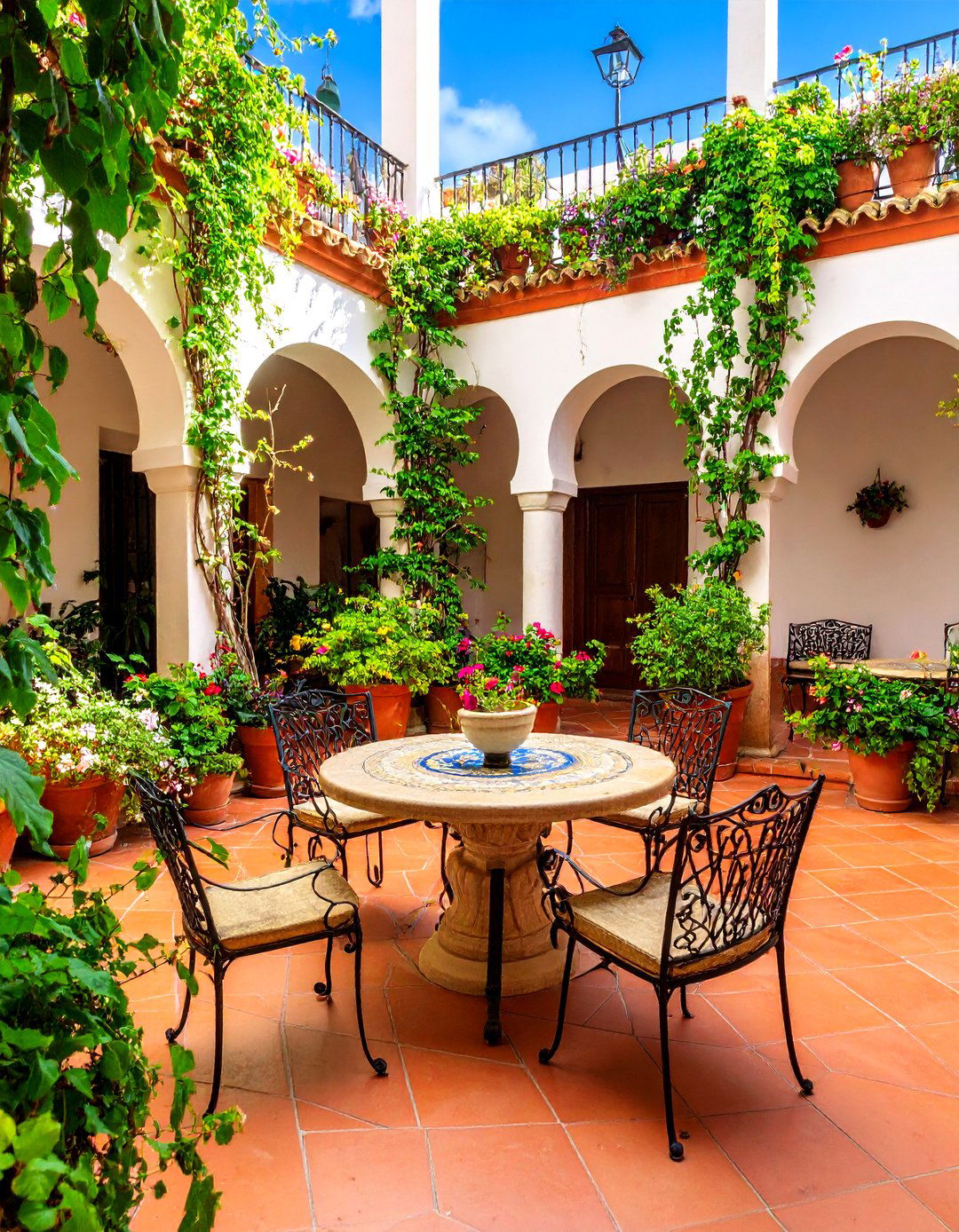 Courtyard Layouts - 20 Spanish Mediterranean House Ideas