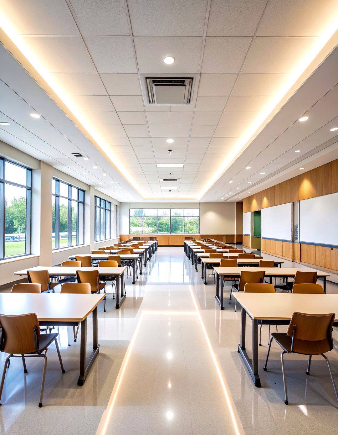 Cove Classroom Lighting for Indirect Illumination - 20 Classroom Lighting Ideas