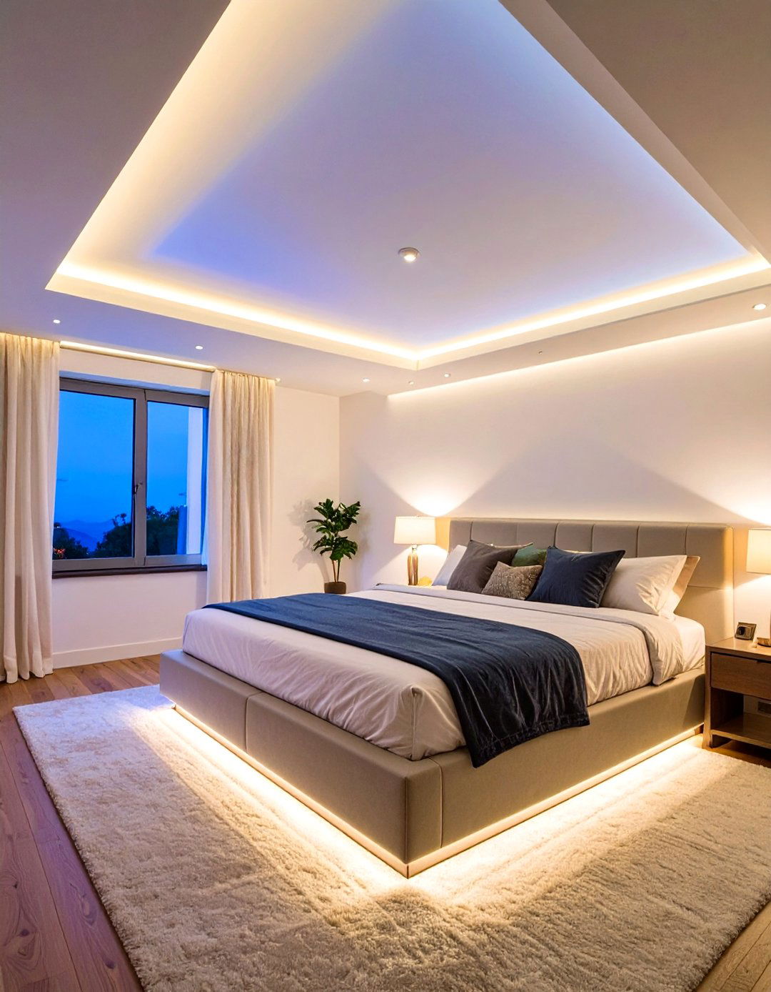 Cove Lighting Elevates Bedroom Ceilings - 20 Bedroom Lighting Ideas