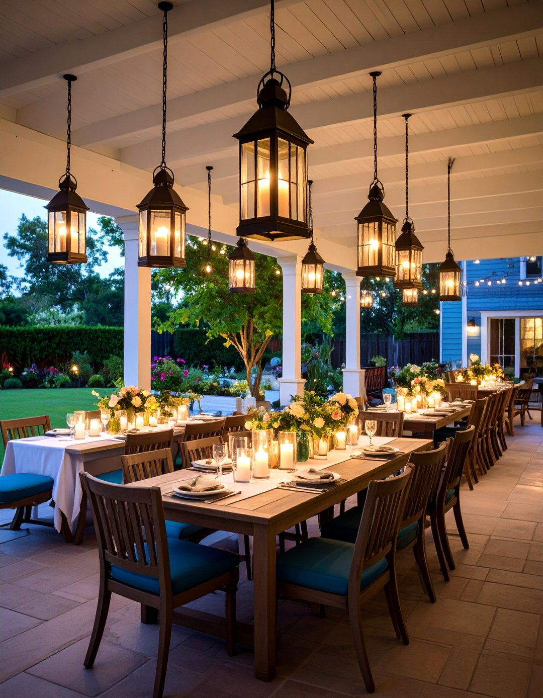 Covered Patio Lantern Lighting for Classic Timeless Charm - 20 Covered Patio Lighting Ideas