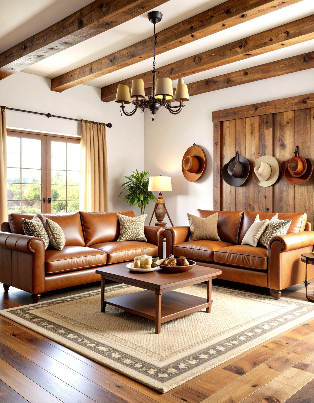 Cowboy Chic Western Living Room - 20 Western Living Room Ideas