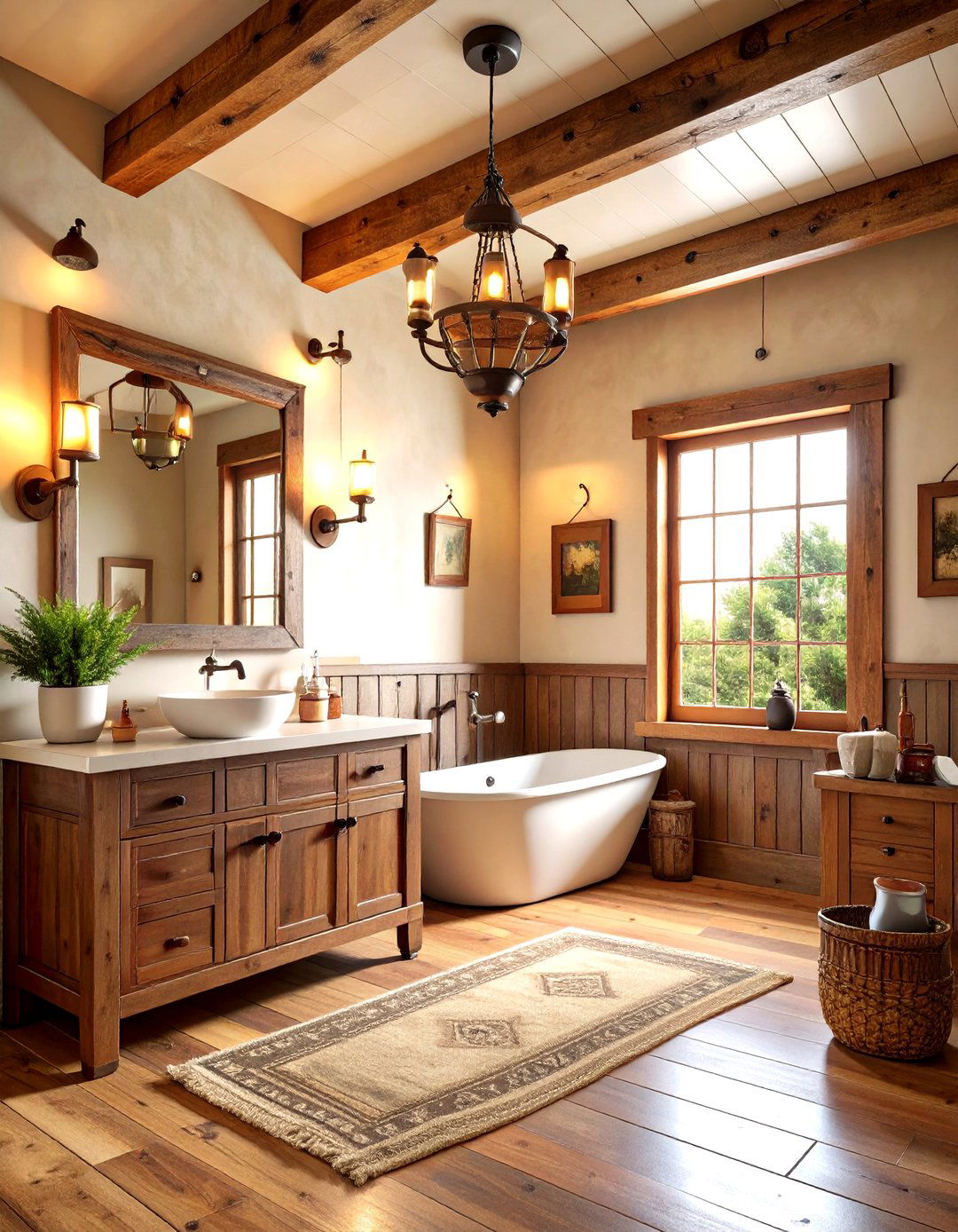Cowboy Heritage Western Bathroom - 20 Western Bathroom Ideas