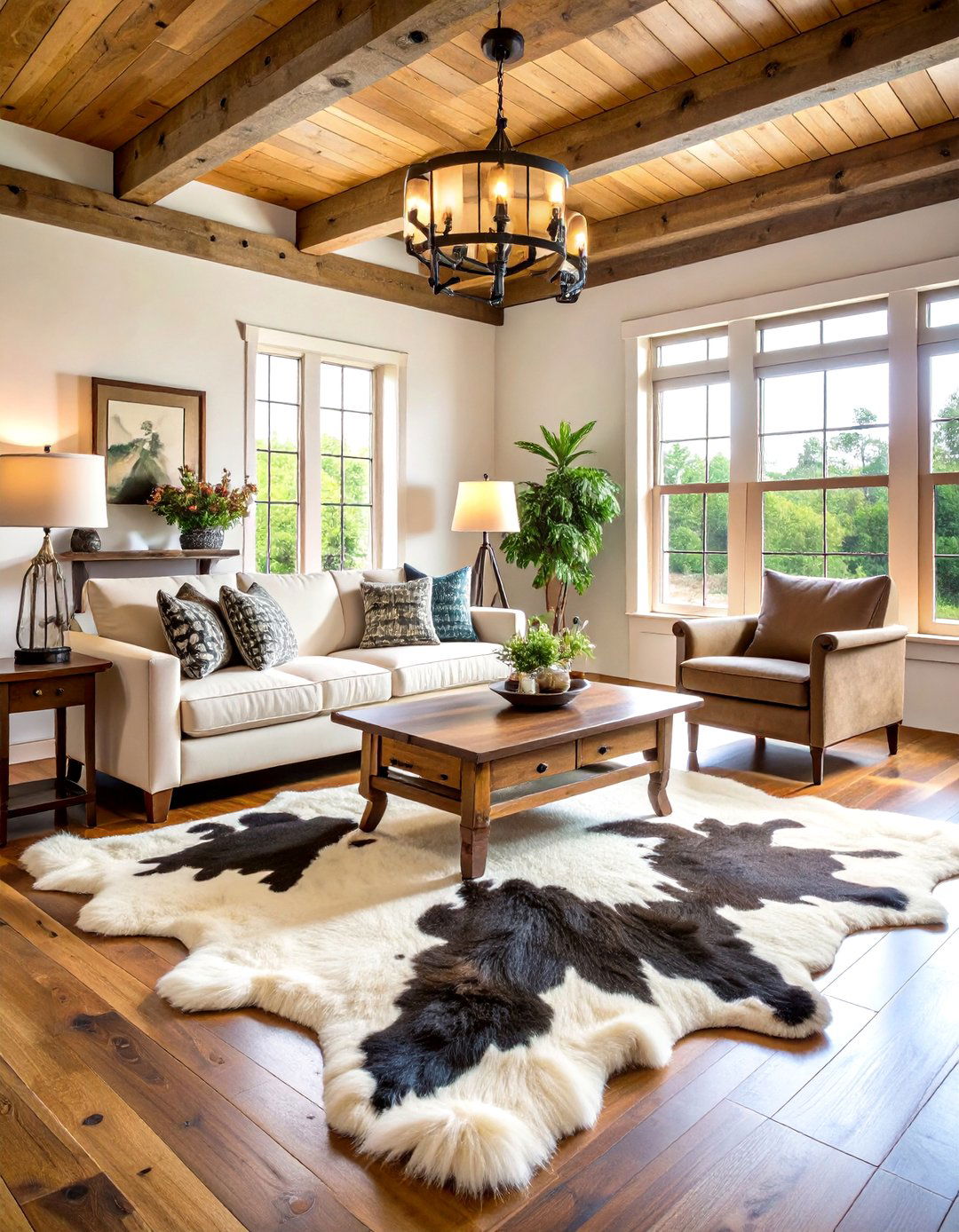 Cowhide Rug Cowboy Room Decor - 20 Cowboy Room Decor Ideas