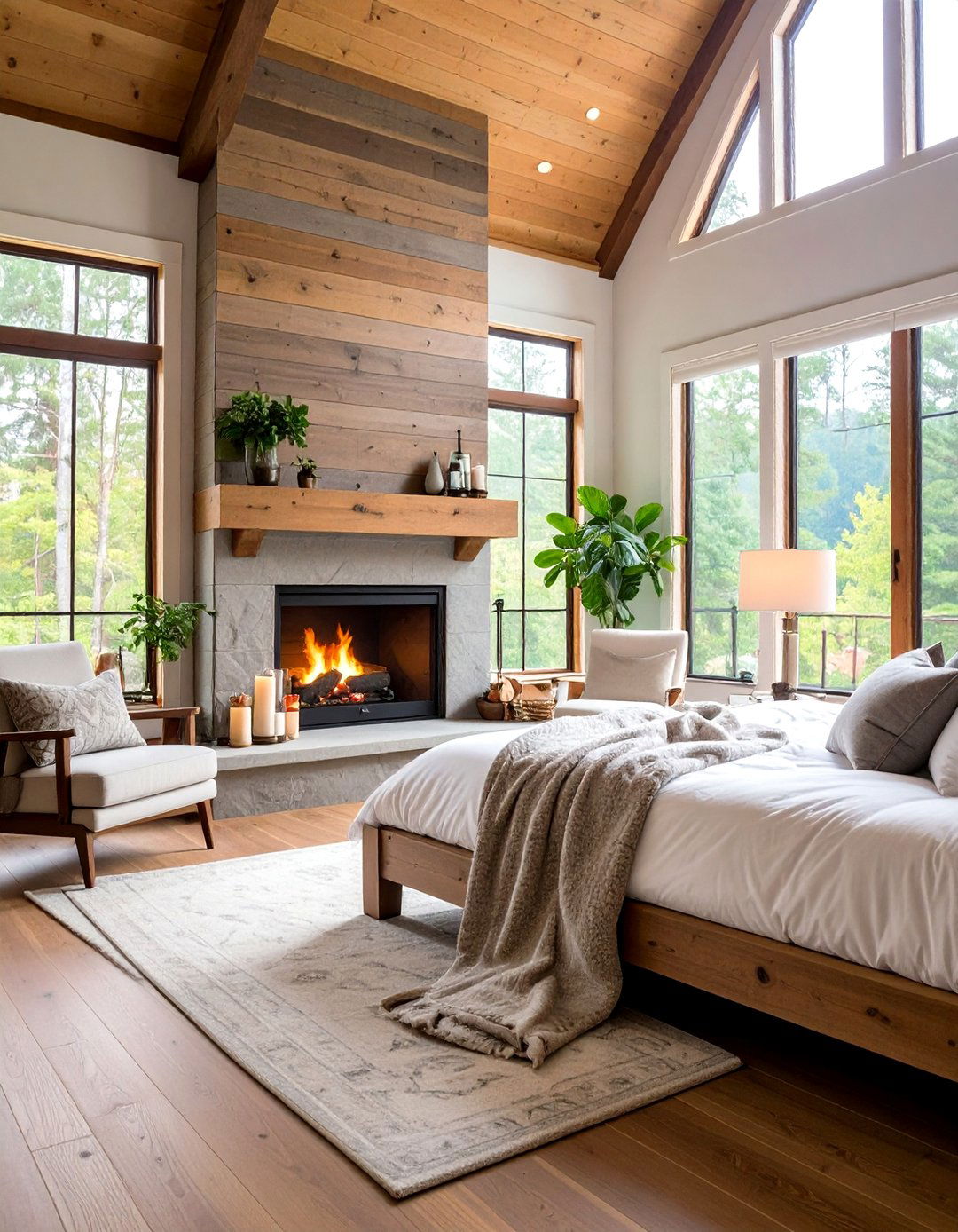 Cozy Bedroom Fireplace Focal Point - 20 Cozy Bedroom Ideas