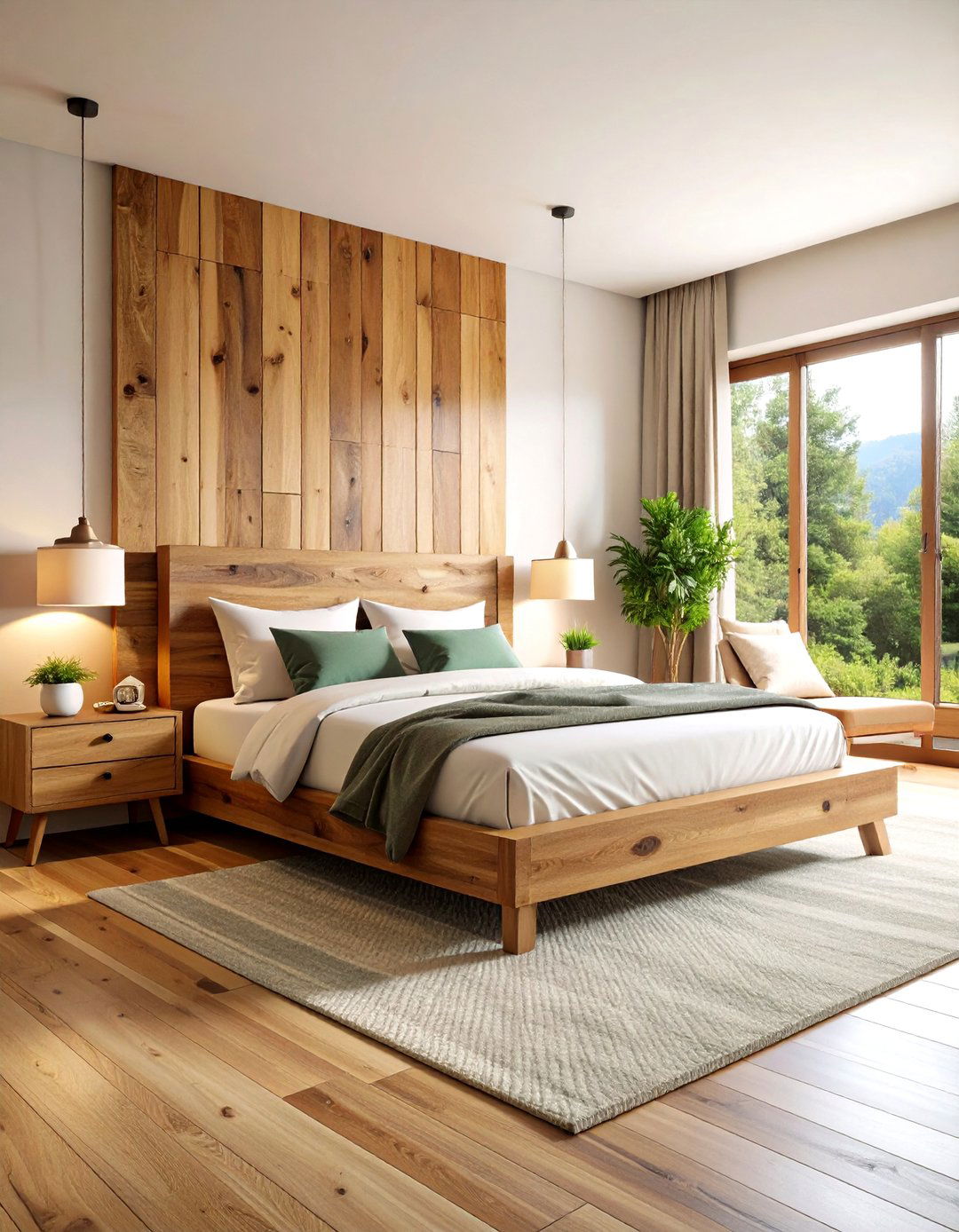 Cozy Bedroom Natural Wood Accents - 20 Cozy Bedroom Ideas