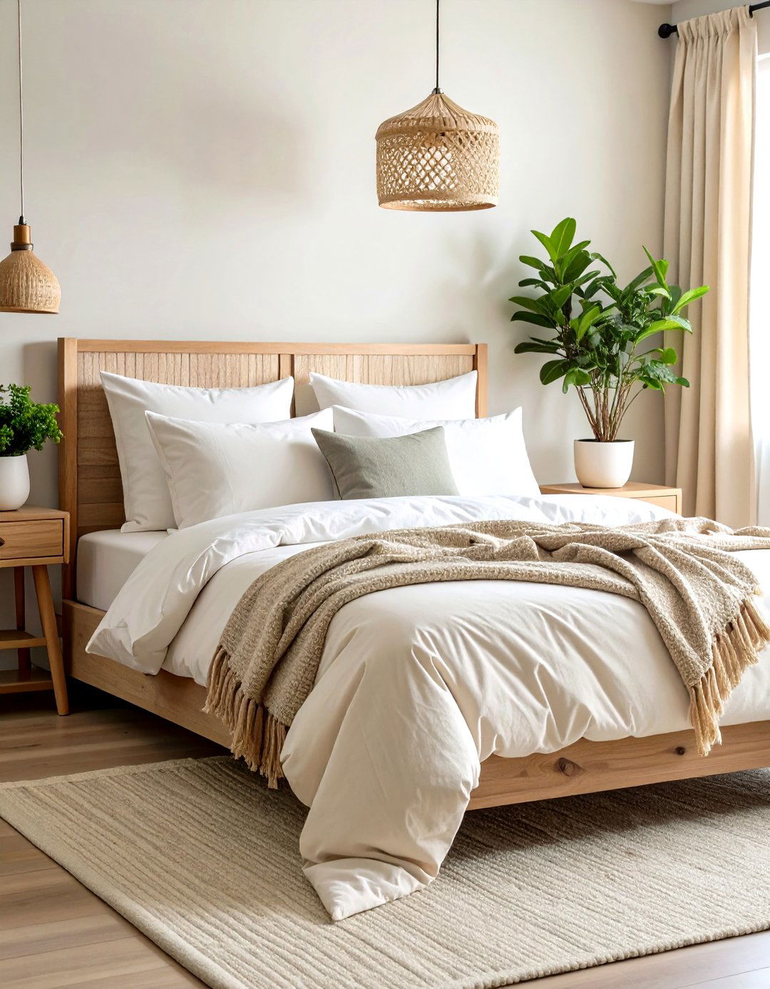 Cozy Bedroom Soft Neutral Bedding - 20 Cozy Bedroom Ideas