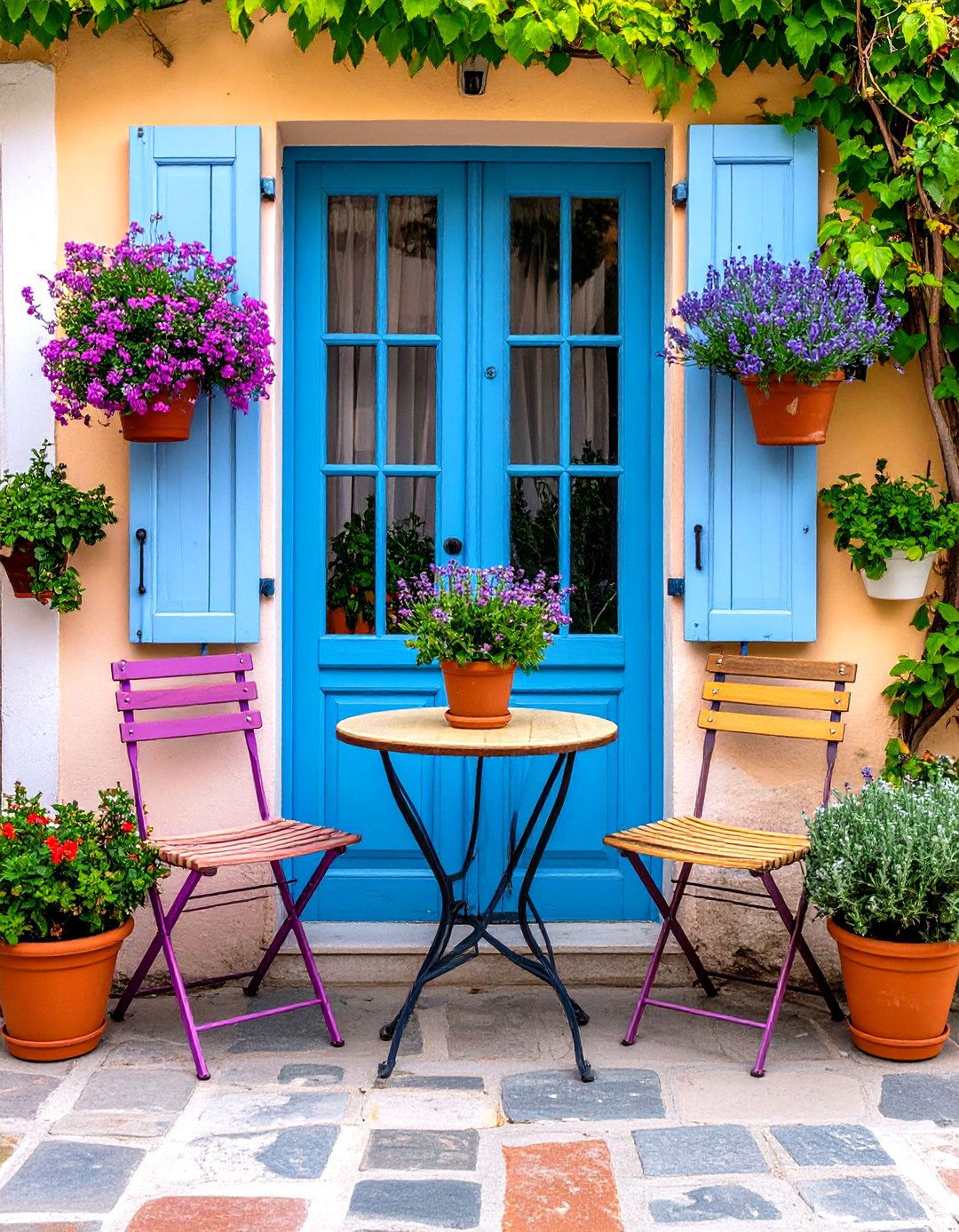 Cozy Bistro Nook Front Yard Patio - 20 Front Yard Patio Ideas