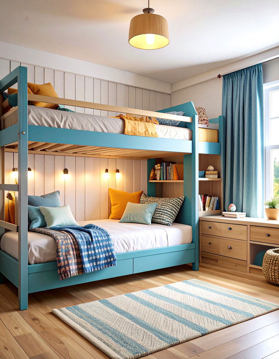 Cozy Bunk Room Lake House Decorating - 20 Lake House Decorating Ideas