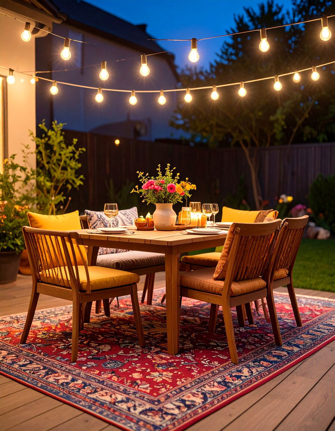 Cozy Dining Area - 20 Small Screened-in Porch Ideas