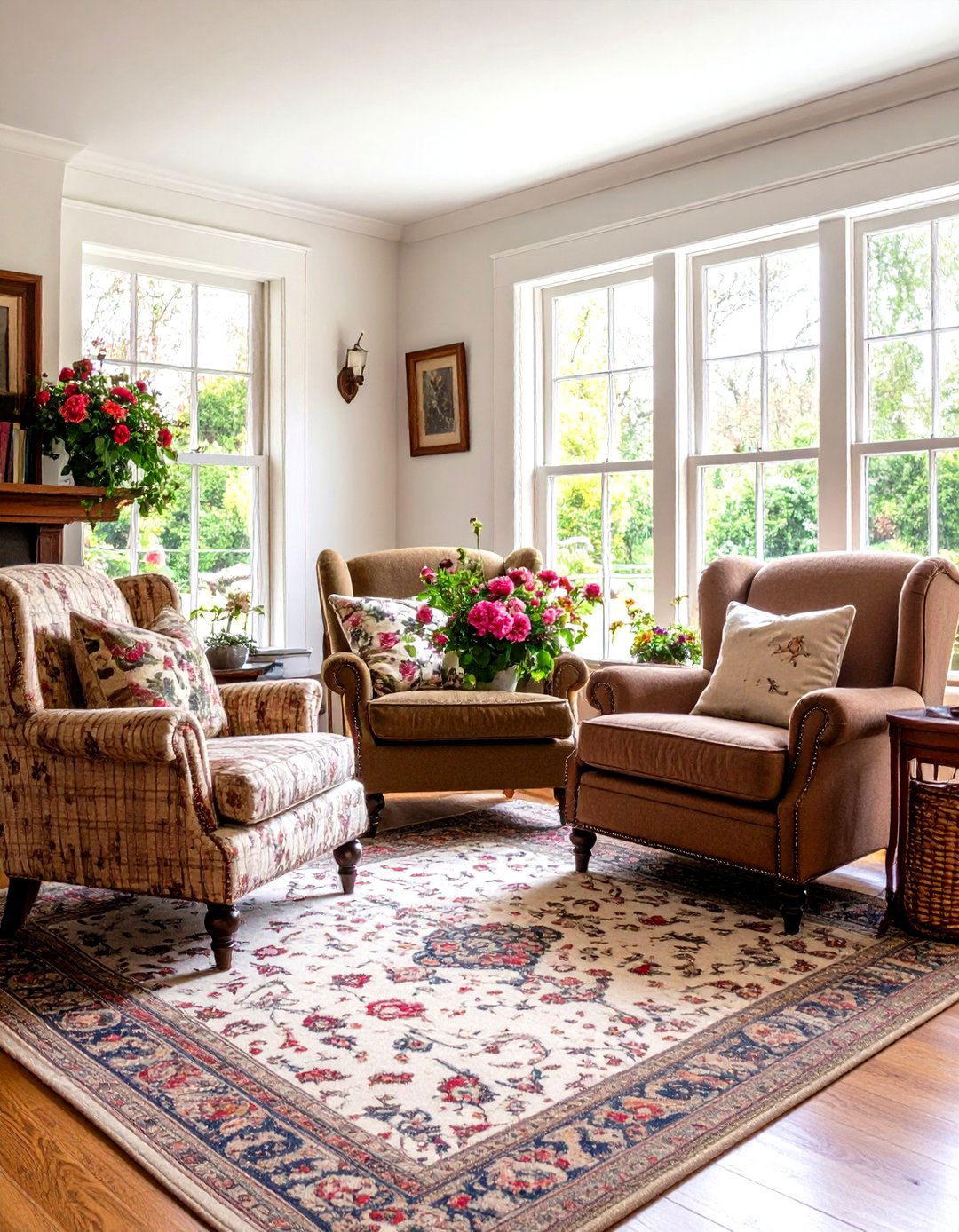 Cozy English Cottage Parlor Room Charm - 20 Parlor Room Ideas
