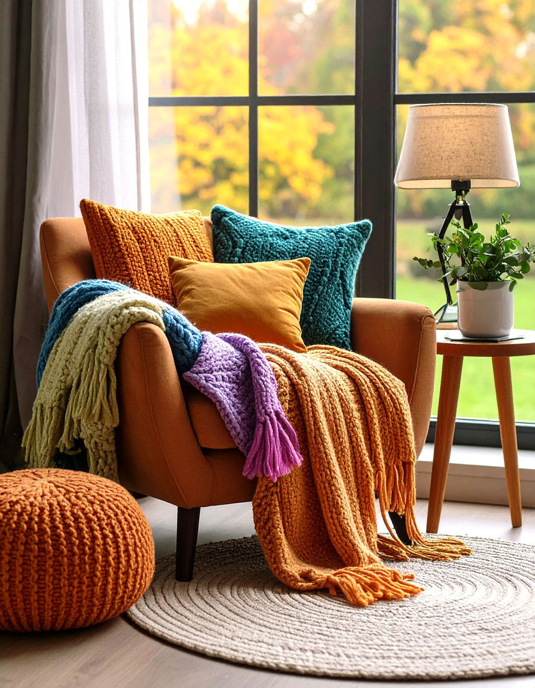 Cozy Reading Nook Creation for Fall Living Rooms - 20 Fall Living Room Ideas