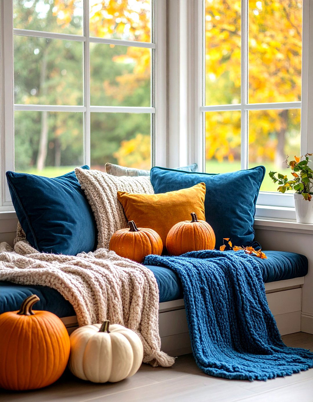 Cozy Reading Nook Fall Decor Setup - 20 Fall Decor Ideas