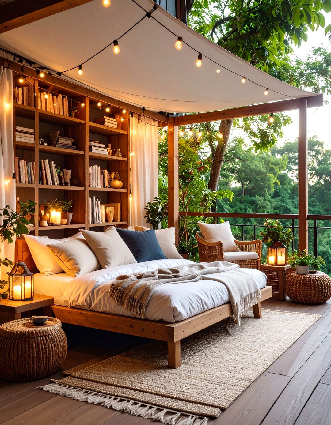 Cozy Reading Nook Loft Balcony - 20 Loft Balcony Ideas