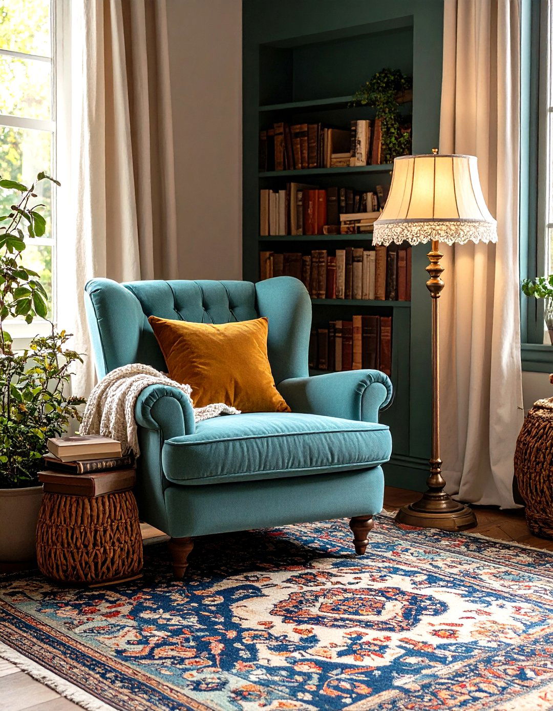 Cozy Reading Nook - 20 Shabby Chic Bedroom Ideas