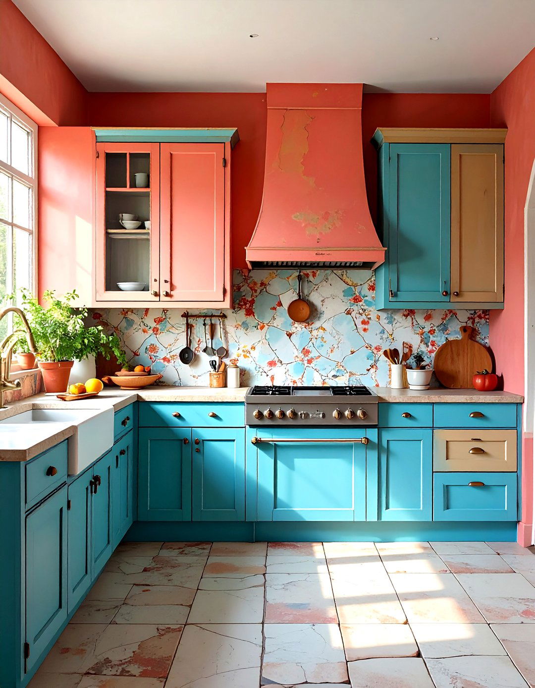 Crackle Finish Painting Kitchen Cabinet Drama - 20 Painting Kitchen Cabinet Ideas
