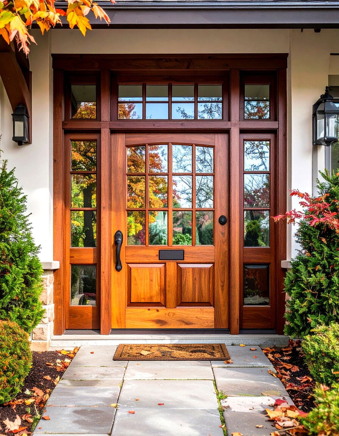 Craftsman Divided Light Glass Front Doors Keep Tradition Alive - 20 Glass Front Doors Ideas