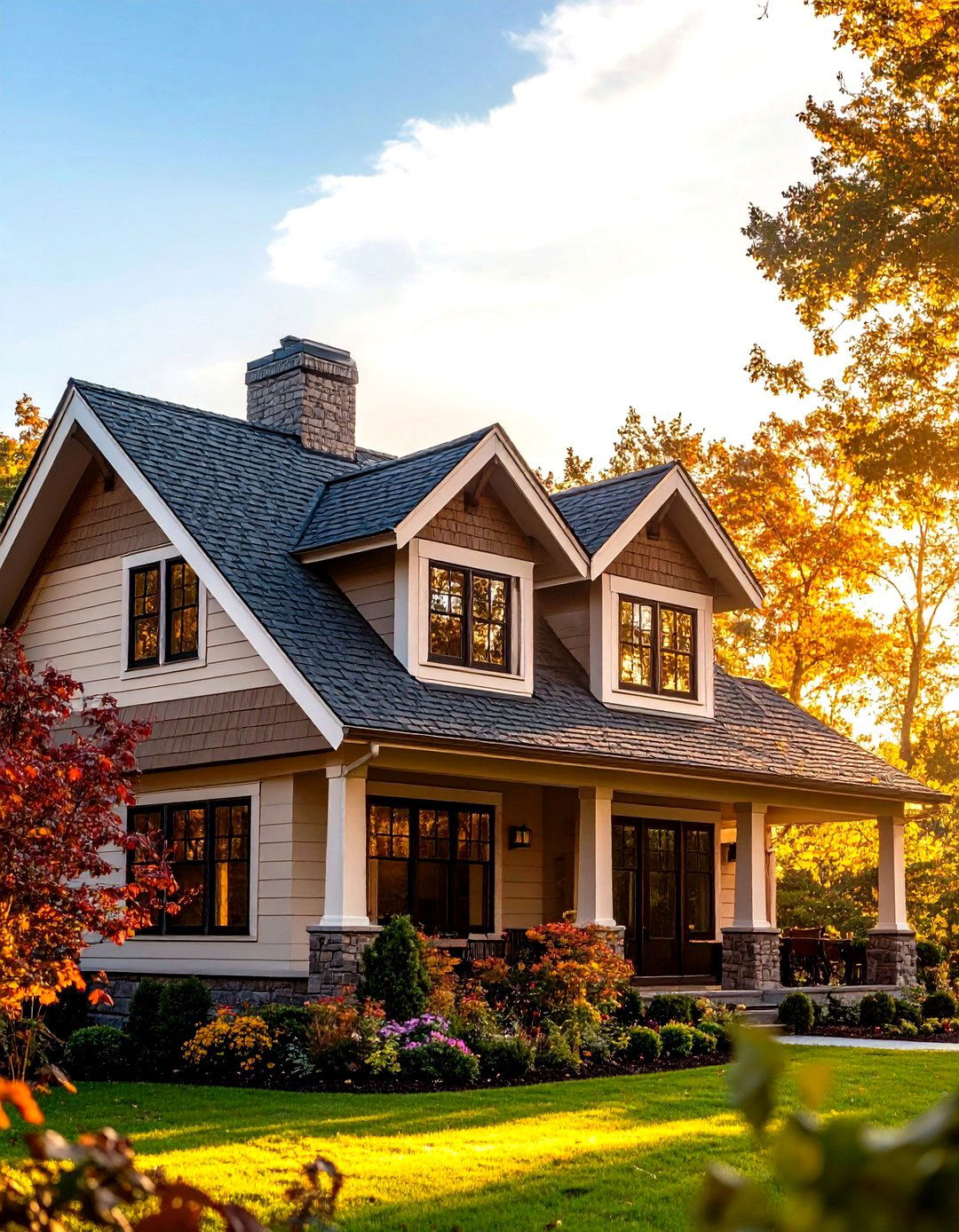 Craftsman Dormer Windows to Break Up the Roof - 20 Craftsman Style House Exterior Ideas