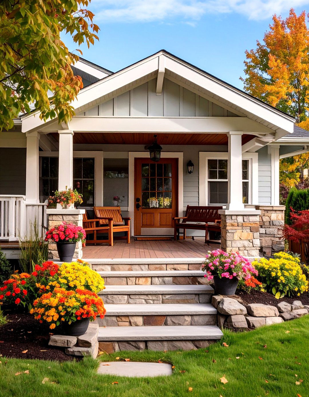 Craftsman Style Mobile Home Porch - 20 Mobile Home Porch Ideas