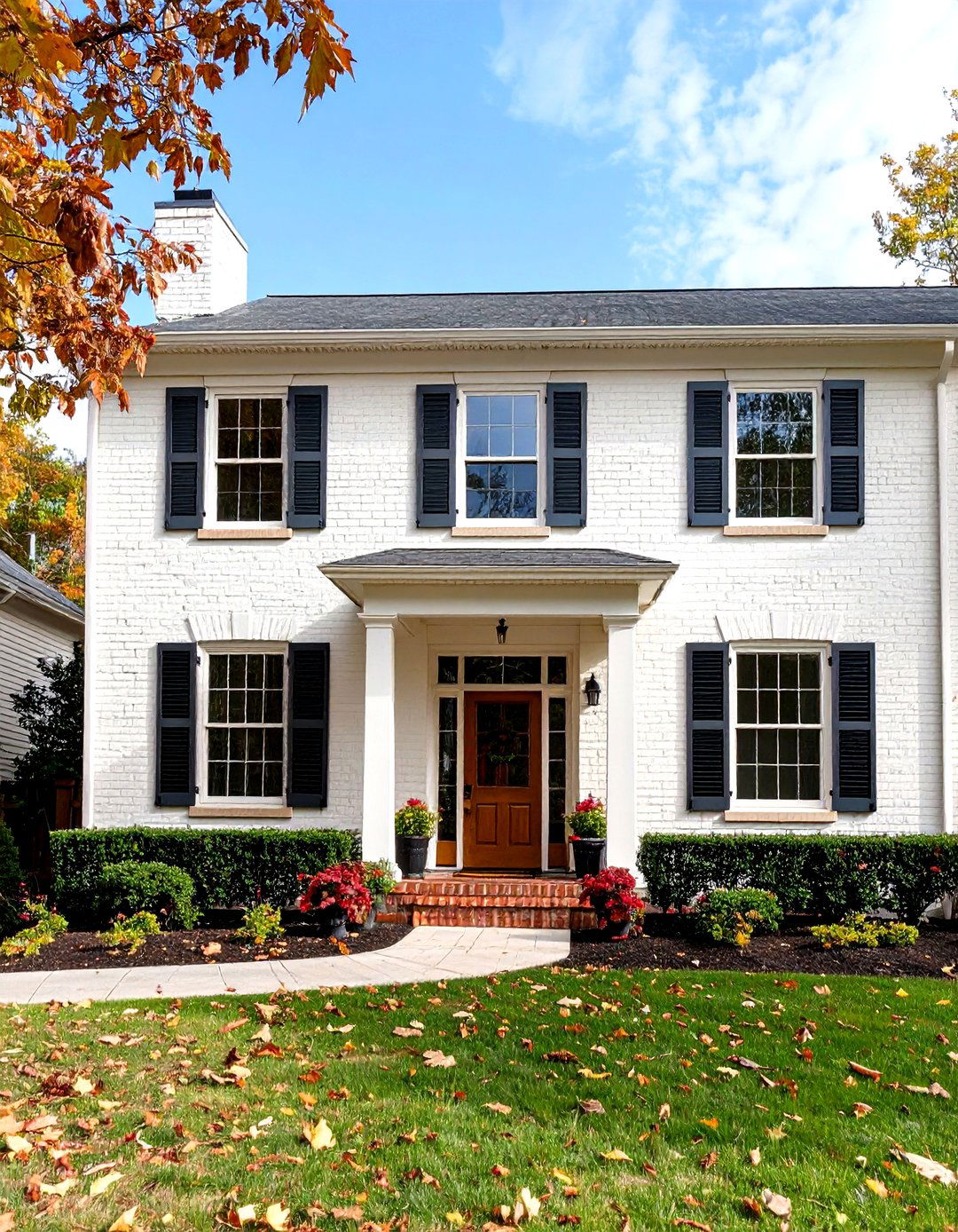 Cream Painted Brick Houses - 20 Painted Brick Houses