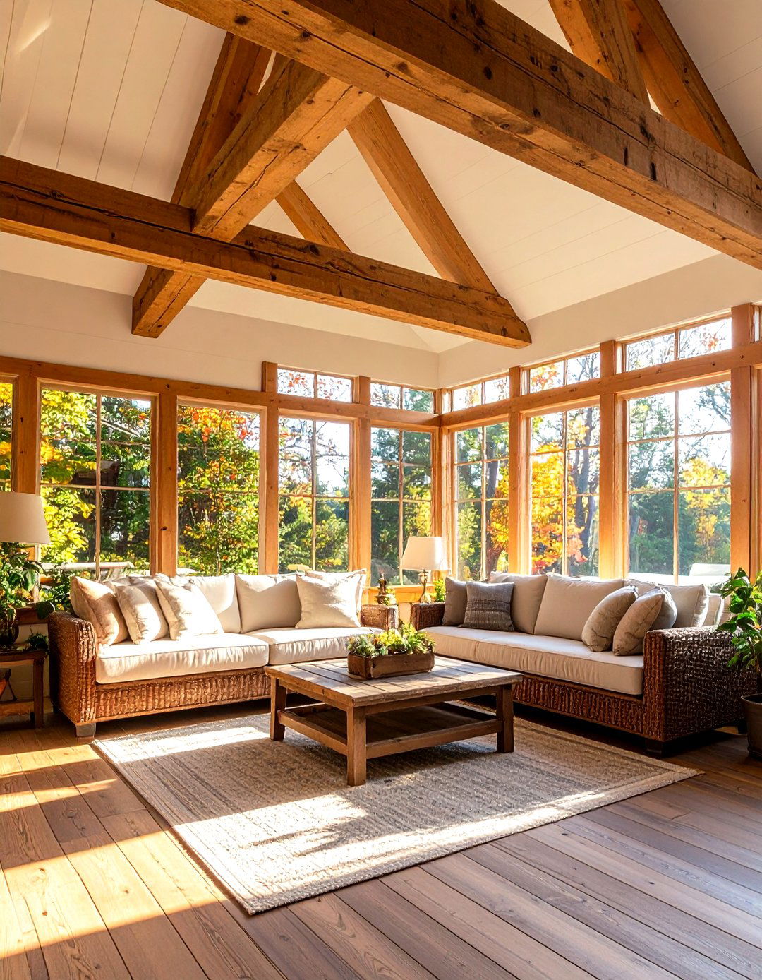 Creamy White - 20 Sunroom Color Ideas