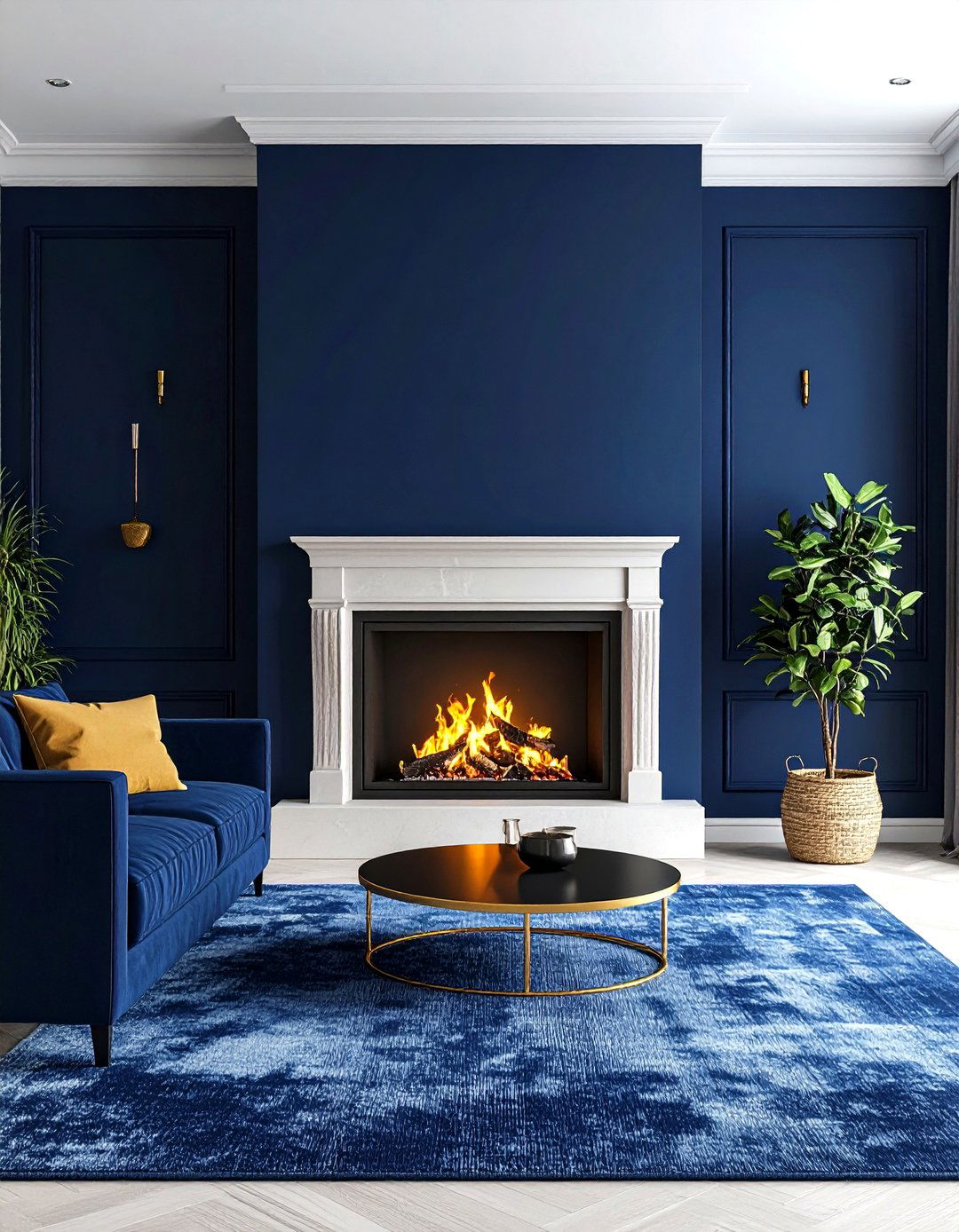 Create Subtle Drama with a Tadelakt Accent Wall - 20 Bohemian Moroccan Living Room Ideas