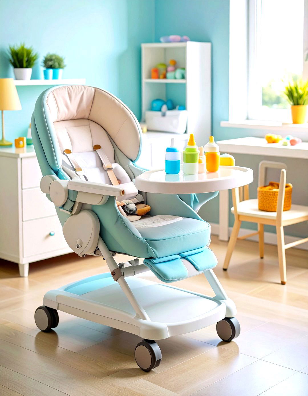 Create a Comfortable Feeding and Rocking Station - 20 Twin Nursery Ideas