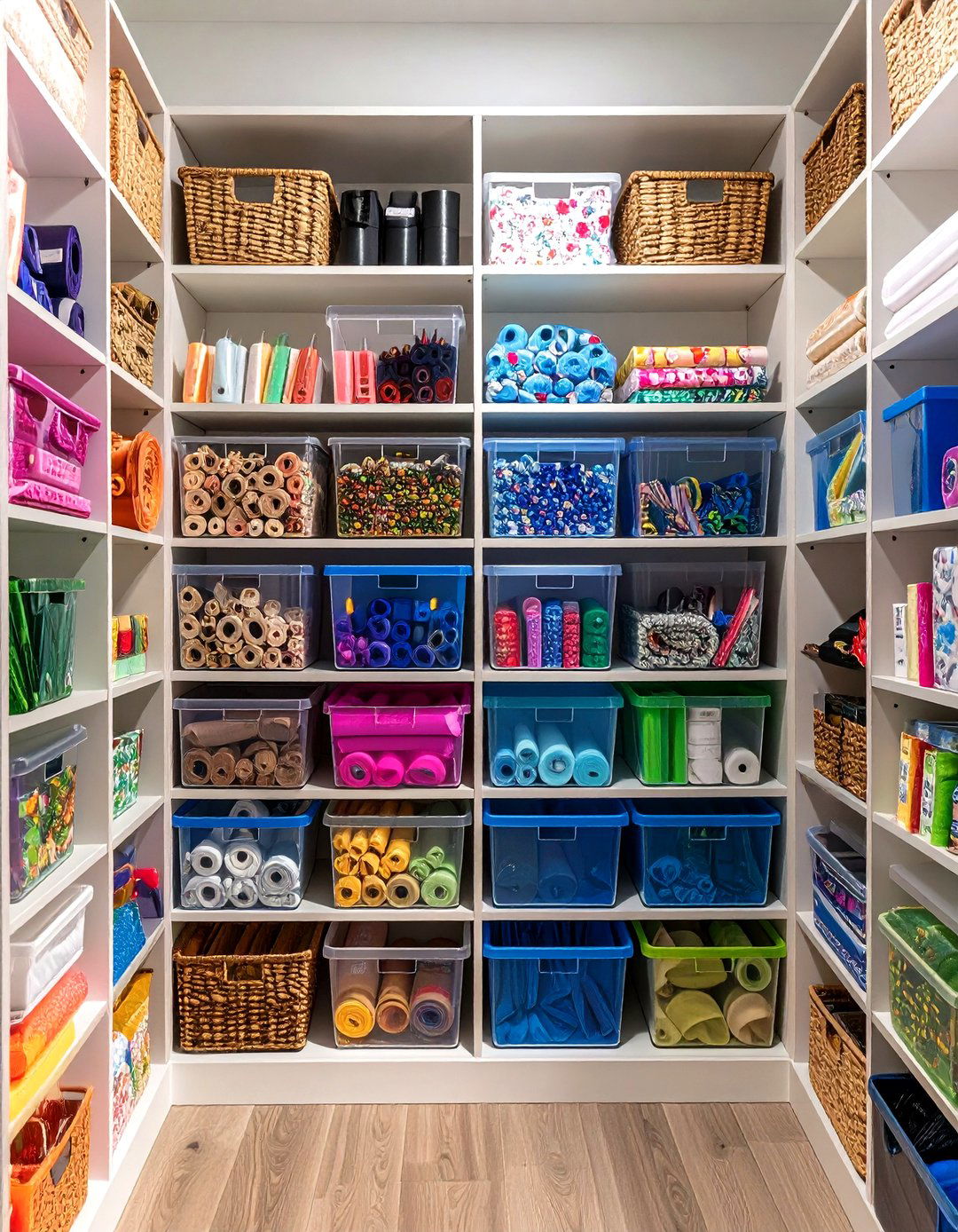 Create a Craft Room Closet - 20 Small Closet Storage Ideas