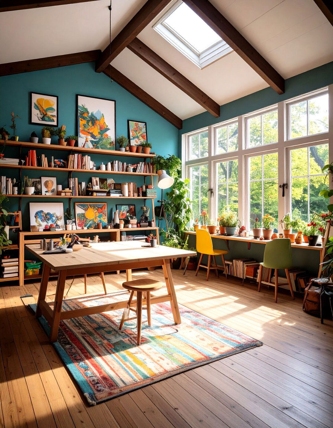 Creative Art Studio - 20 She Shed Interior Ideas