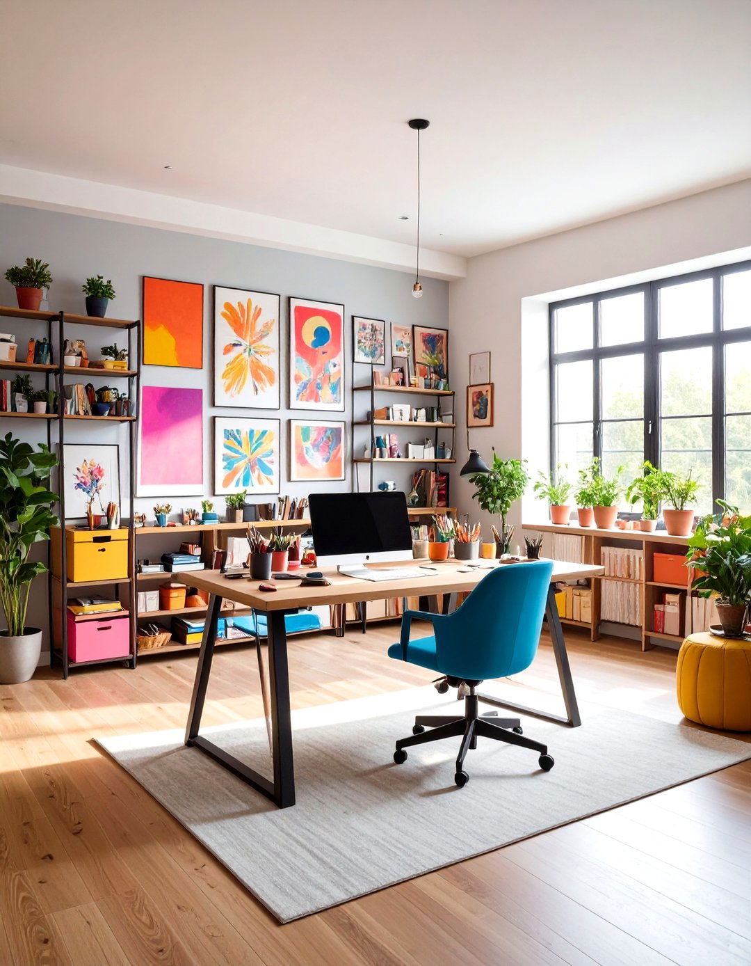 Creative Artists Modern Home Office - 20 Modern Home Office Ideas