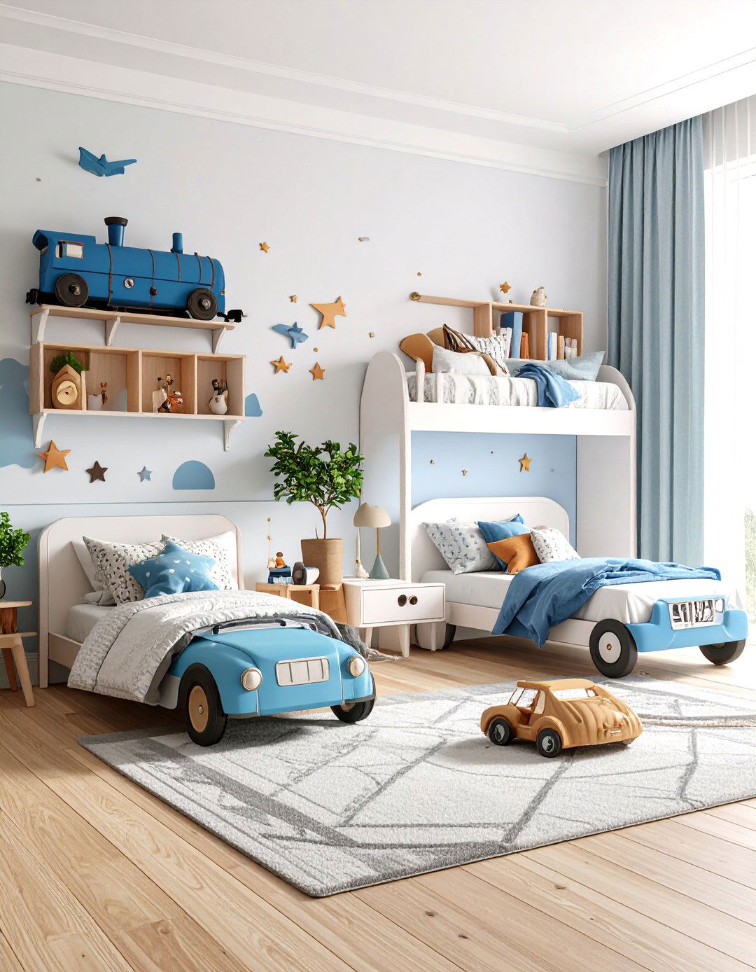 Creative Wall Treatment Boys Room Ideas - 20 Boys Room Ideas