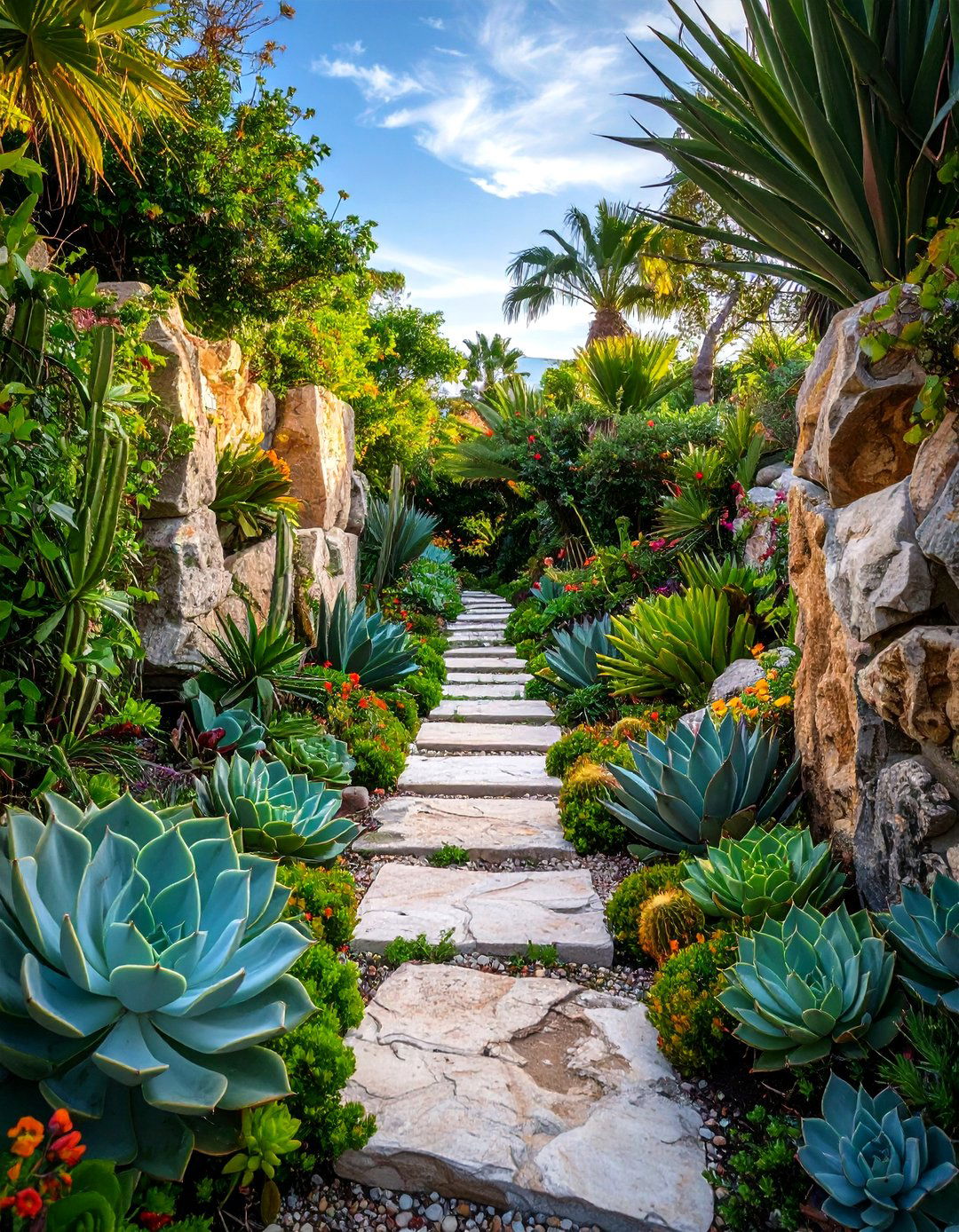 Crevice Gardens with Succulents - 20 Succulent Garden Ideas