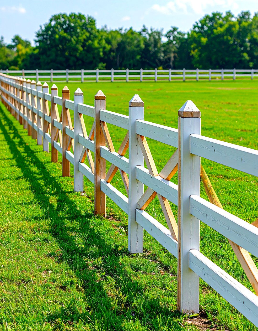 Crossbuck Horse Farm Fence - 20 Farm Fence Ideas