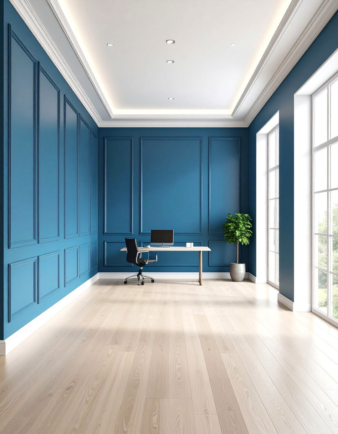 Crown Molding Accent - 20 Wainscoting Ideas
