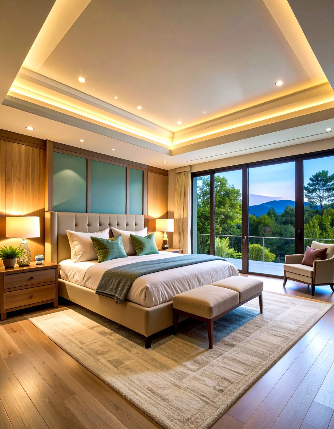 Crown Molding around Tray Ceilings - 20 Crown Molding Ideas