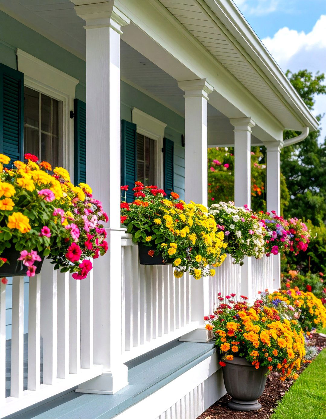 Crown Molding in Outdoor Porches - 20 Crown Molding Ideas