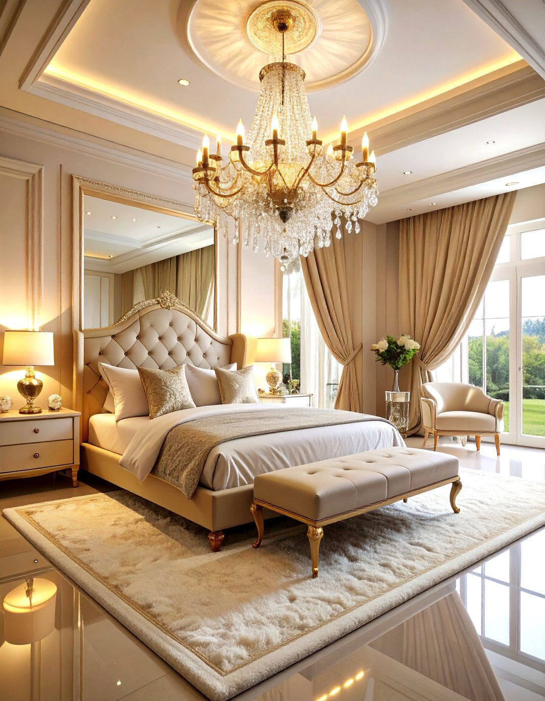 Crystal Chandelier Princess Room - 20 Princess Room Ideas