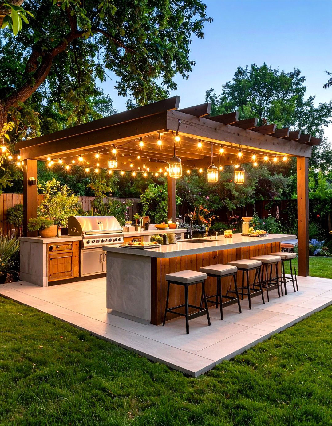 Culinary Garden Room Kitchen and Bar - 20 Garden Room Ideas