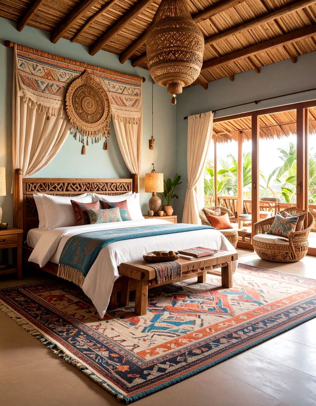 Cultural Heritage Hotel Room Design with Local Artisan Elements - 20 Hotel Room Design Ideas
