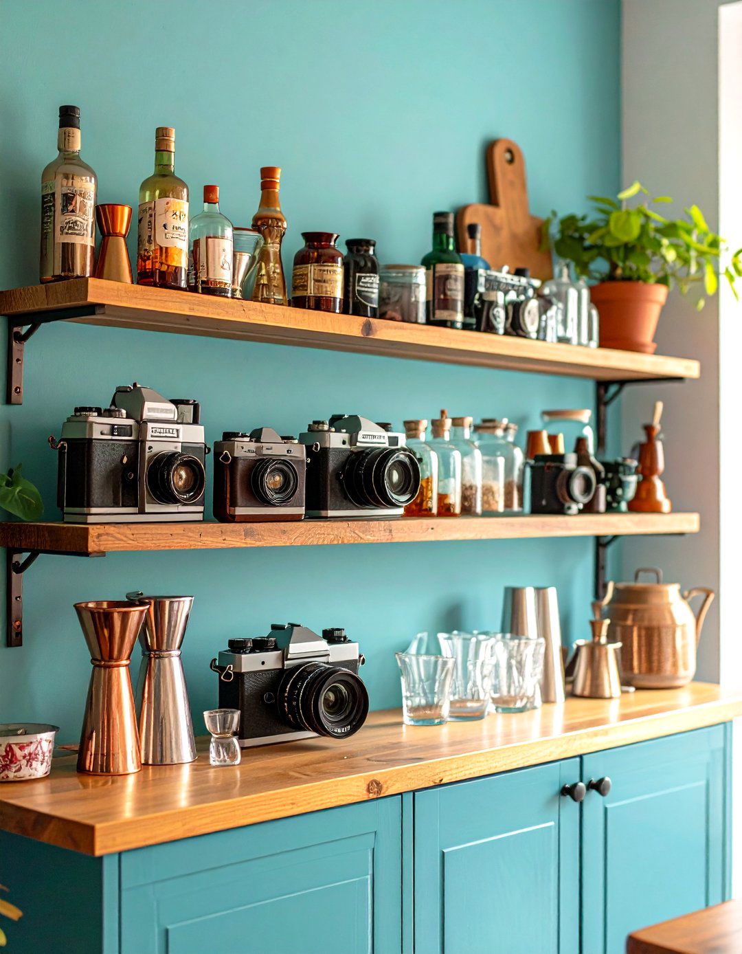Curated Accessory Displays - 20 Small Apartment Ideas for Guys